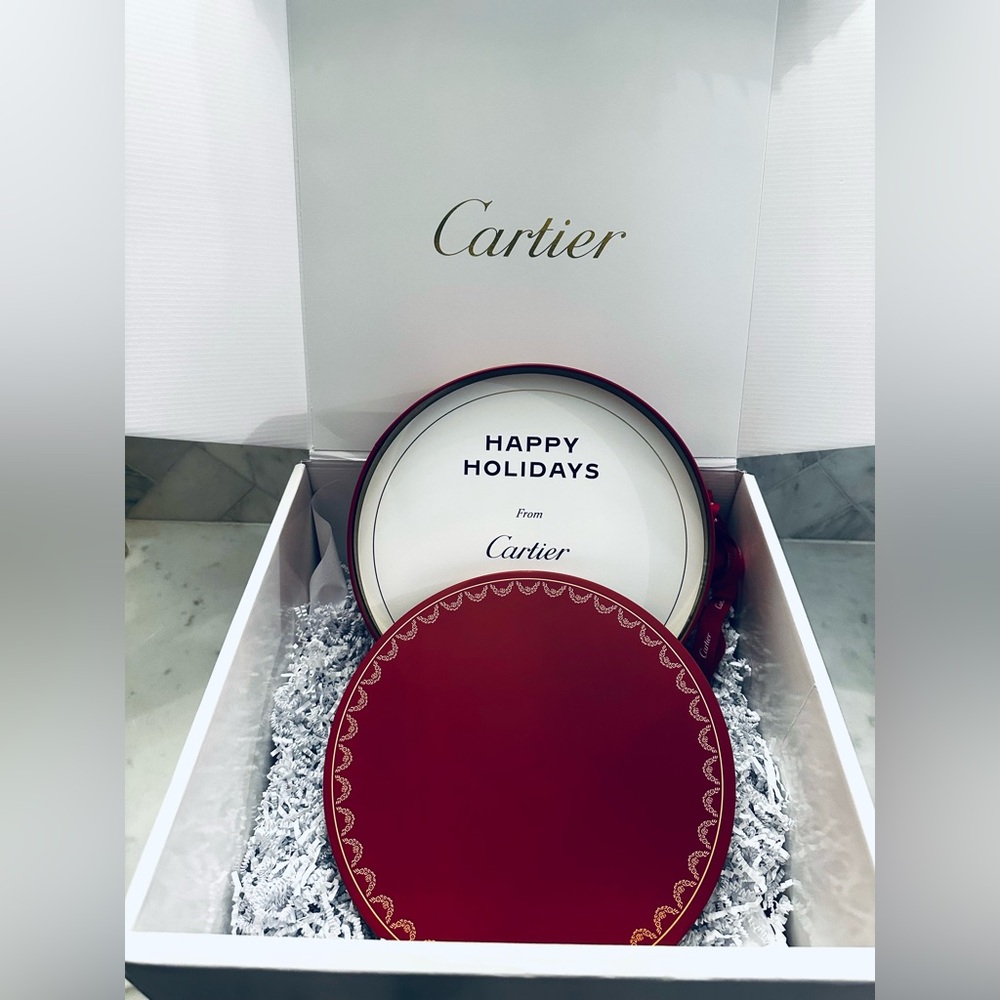 Cartier Gift Box with Ribbon and Tin Containers - Picture 2 of 4